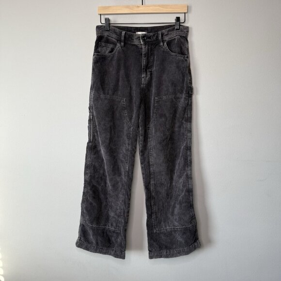 Urban Outfitters BDG Gray Corduroy Cargo Pants Size 30 - Picture 1 of 14